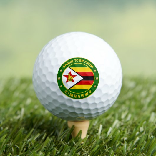 Stolz aus Simbabwe Golfball (Insitu T-Shirt)