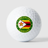 Stolz aus Simbabwe Golfball (Vorderseite)