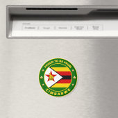 Stolz aus Simbabwe Magnet (In Situ (Geschirrspüler))