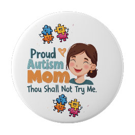 Stolz Autism Mom Abzeichen Pin Button Abzeichen