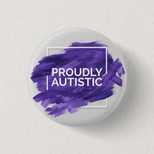 Stolz autistisch (lila) button