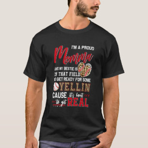 Stolz Baseball Momma Baseball Familie Match 1 T-Shirt