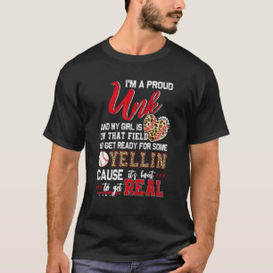 Stolz Baseball Unbekannt Baseball Familie Zusammen T-Shirt