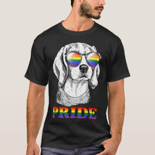 Stolz Beagle Hund für lesbische Schwule T-Shirt