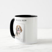Stolz Beagle Hund Mama Personalisiertes Foto Heimt Tasse (Vorderseite Links)