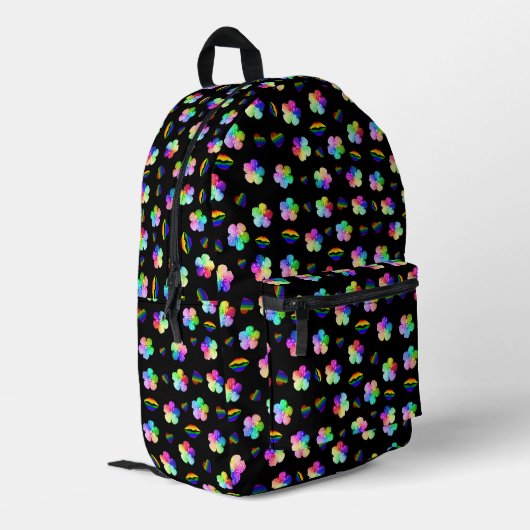 Stolz Bedruckter Rucksack (Rückseitige Ecke links)