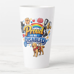 Stolz, behindert zu sein – Empowering Grafikdesign Milchtasse