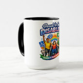 Stolz, behindert zu sein tasse (Vorderseite Links)