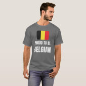 Stolz, Belgier zu sein T-Shirt (Vorne ganz)
