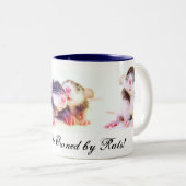 Stolz besessen durch Ratten! Zweifarbige Tasse (VorderseiteRechts)