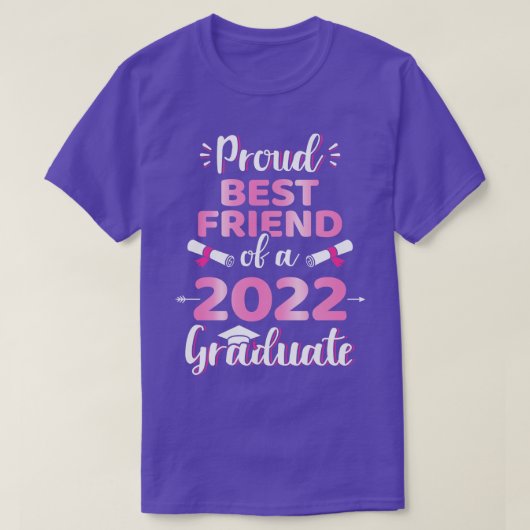 Stolz bester Freund eines Senior Abschluss Clas 20 T-Shirt (Design vorne)