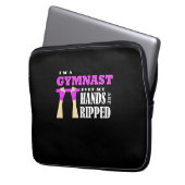 Stolz bin ich Gymnastin Laptopschutzhülle (Vorderseite Links)
