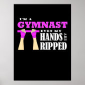 Stolz bin ich Gymnastin Poster (Vorne)