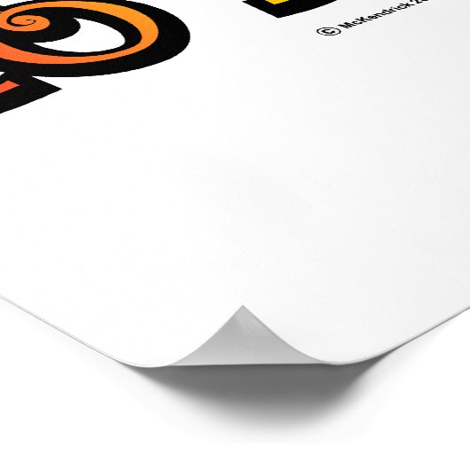 Stolz bin ich LGBT Poster (Ecke)