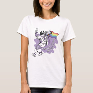Stolz bin ich selbst LGBTQ Astronaut T - Shirt