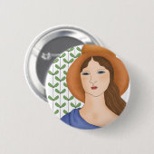 Stolz Bio sein Button (Vorne & Hinten)