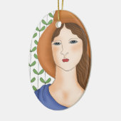 Stolz Bio sein Keramikornament (Links)