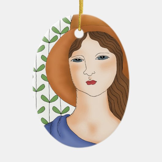 Stolz Bio sein Keramikornament (Vorne)