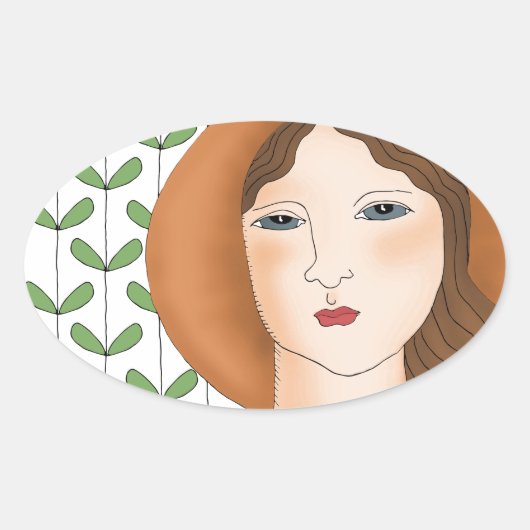 Stolz Bio sein Ovaler Aufkleber (Vorderseite)