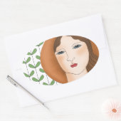 Stolz Bio sein Ovaler Aufkleber (Umschlag)