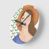 Stolz Bio sein Runde Wanduhr (Winkel)