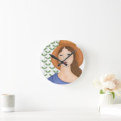 Stolz Bio sein Runde Wanduhr (Zuhause)