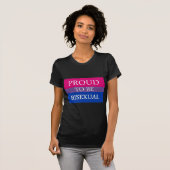 Stolz, bisexuell zu sein T-Shirt (Vorne ganz)