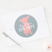 Stolz Bleibe auf Zuhause Dog Mama - Chihuahua Runder Aufkleber (Umschlag)