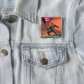 Stolz Boricua!! Button (Beispiel)