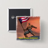 Stolz Boricua!! Button (Vorne & Hinten)