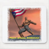 Stolz Boricua!! Mousepad (Vorne)