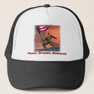 Stolz Boricua!! Truckerkappe
