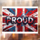 Stolz, britisch zu sein fensteraufkleber (Blatt 2)