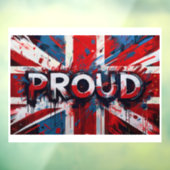 Stolz, britisch zu sein fensteraufkleber (Blatt 3)