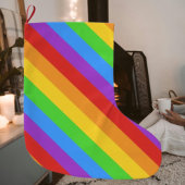 Stolz Cheer: Regenbogenflagge Großer Weihnachtsstrumpf