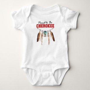 Stolz, Cherokee Baby Onsie zu sein Strampler