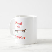 Stolz, Cherokee zu sein Kaffeetasse (Vorderseite Links)
