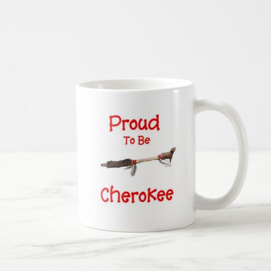 Stolz, Cherokee zu sein Kaffeetasse (Rechts)