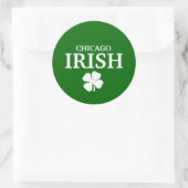 Stolz CHICAGO IRISH! St Patrick's Day Runder Aufkleber (Tasche)