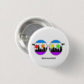 Stolz chicaGOggles Knopf Button (Vorne & Hinten)