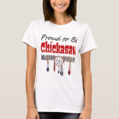 Stolz, Chickasaw-grundlegender T - Shirt zu sein (Vorderseite)