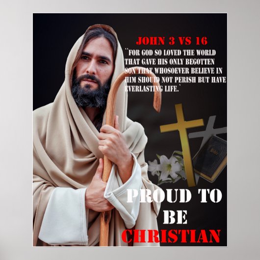 Stolz Christlich Poster (Vorne)