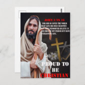 Stolz Christlich Postkarte (Vorne/Hinten)