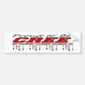 Stolz, Cree-Autoaufkleber zu sein Autoaufkleber (Vorne)