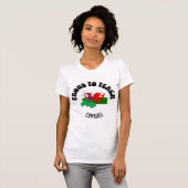 STOLZ, CYMRAEG Welsh Language Teacher zu unterrich T-Shirt (Vorne ganz)