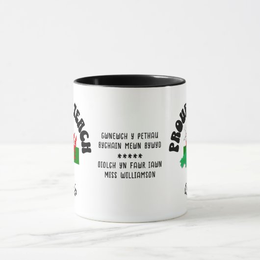 STOLZ, CYMRAEG Welsh Lehrer Wertschätzung beizubri Tasse (Zentrum)