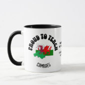 STOLZ, CYMRAEG Welsh Lehrer Wertschätzung beizubri Tasse (Links)