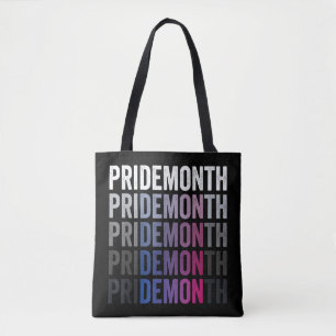 Stolz Dämon Bisexuell Bi Pride Monat LGBTQ Schwul Tasche