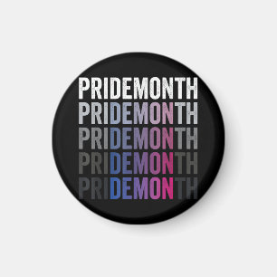 Stolz Dämon Bisexuell Bi Stolz Monat LGBTQ Schwul Magnet