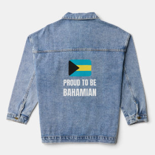 Stolz darauf, Bahamian zu sein Jeansjacke